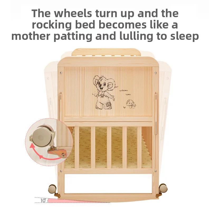Lit pour enfants en bois massif