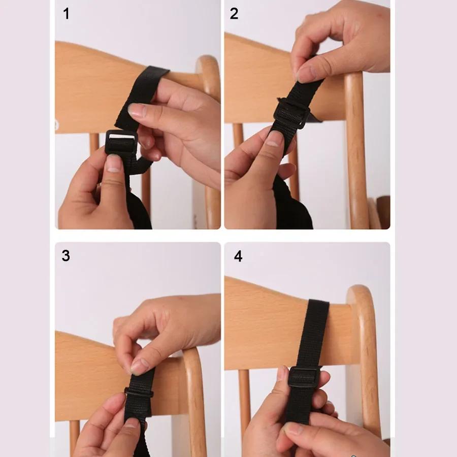 Ceinture de sécurité à cinq points pour bébé, siège de déjeuner, voiture, sommeil fixe, accessoires de poussette, ceinture de sécurité universelle