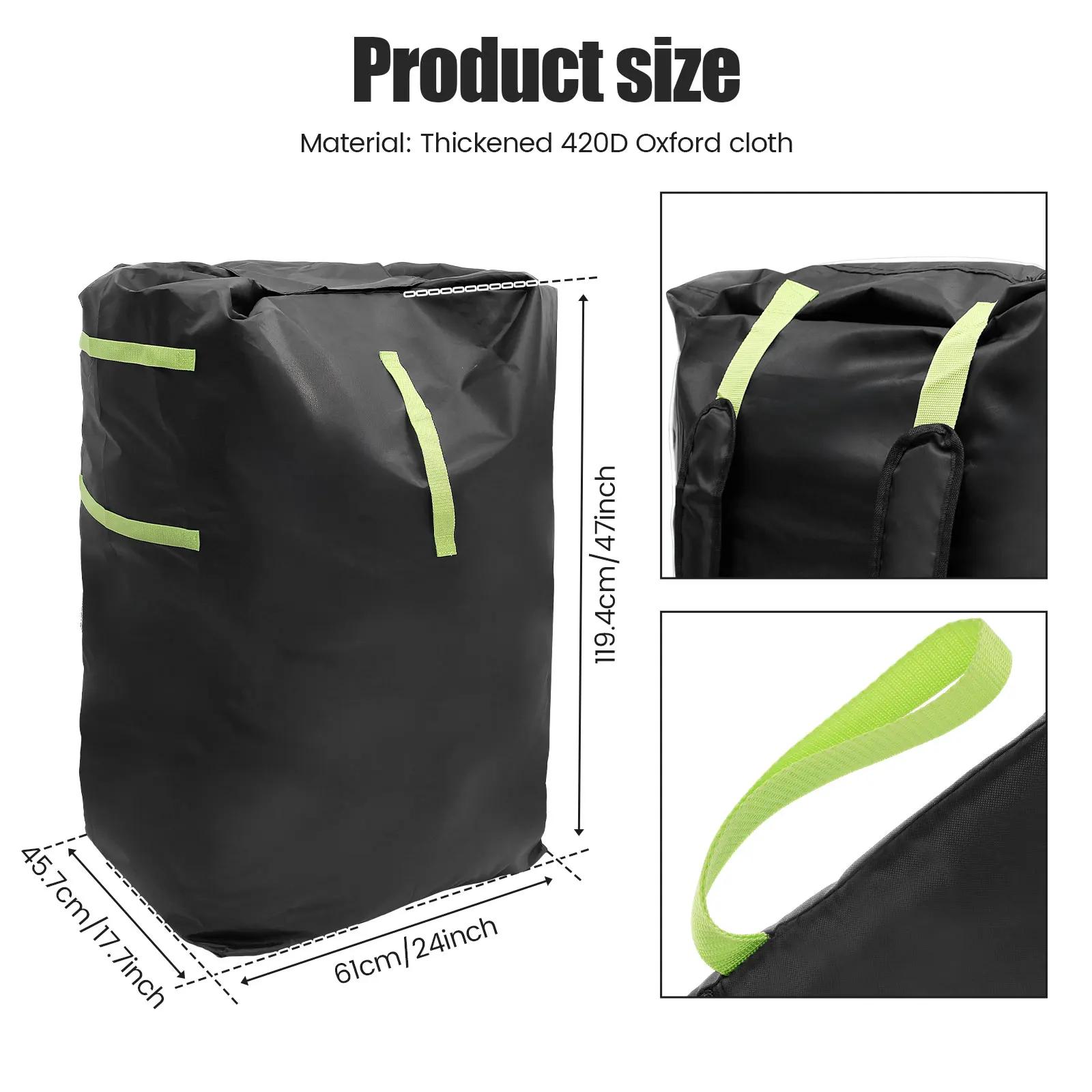 Sac de couverture pour poussette 420D Oxford étanche sac rangement voyage sangle réglable pour protection et commodité des voyages avec bébé
