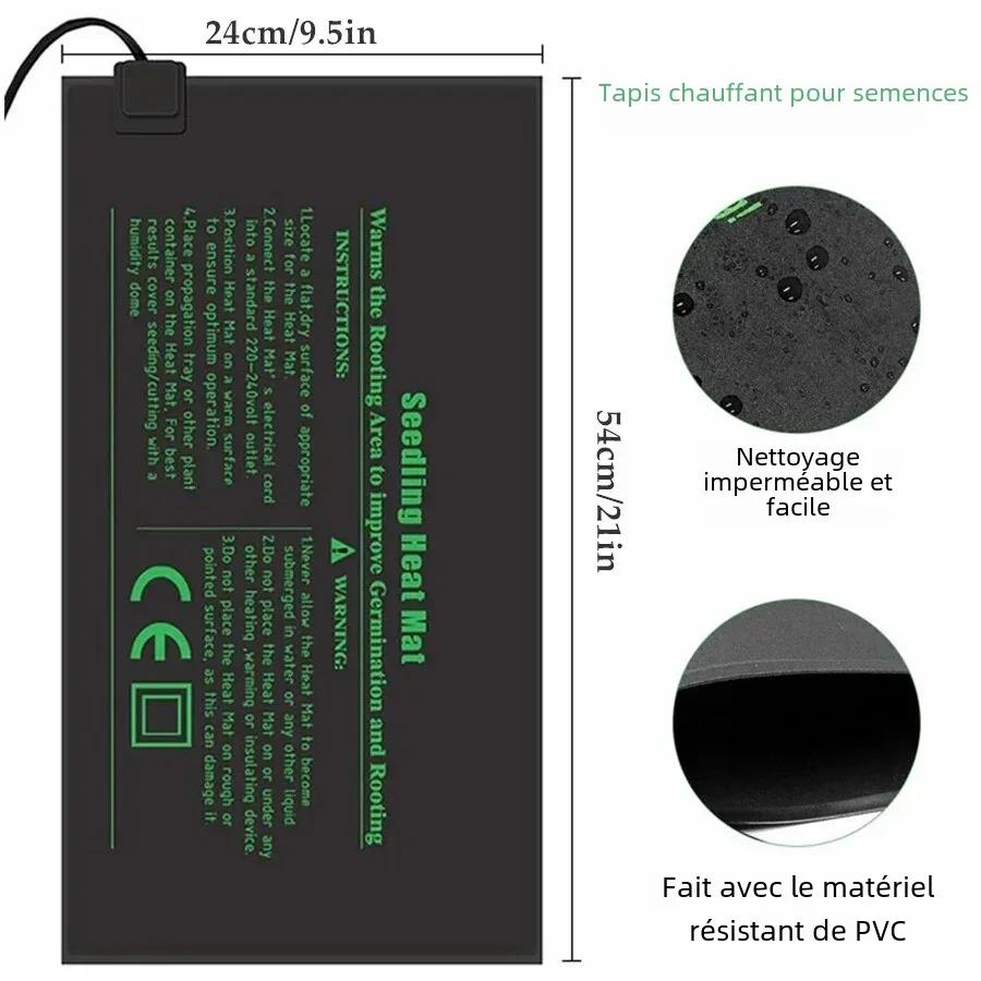 Tapis chauffant pour semis