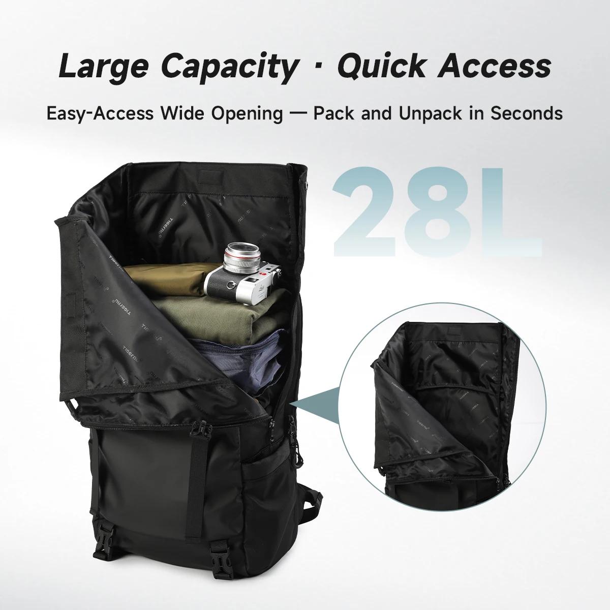 Tigernu voyage sac à dos mâle TPU sac à dos étanche hommes sacs extensible
