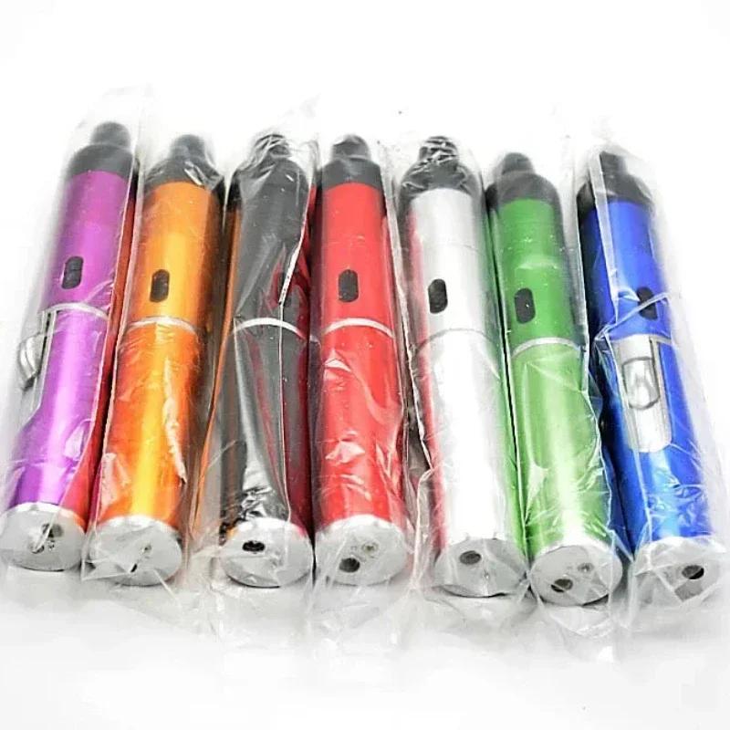 Briquet d'aromathérapie multifonctionnel pratique en alliage d'aluminium en métal avec embout de tuyau et accessoires petit outil (sans gaz)