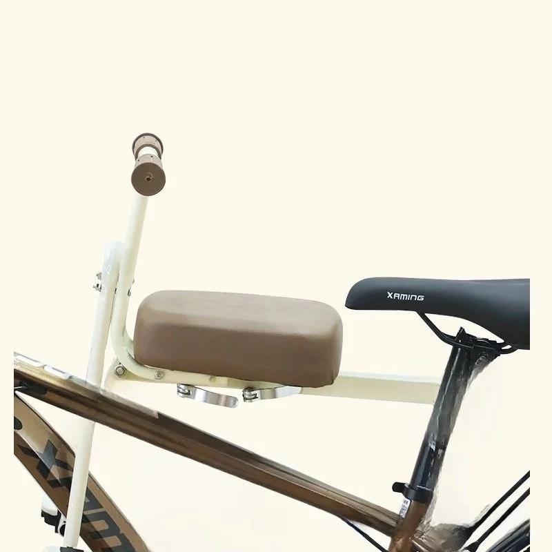 Siège de VTT pour enfants, vélo électrique de route pliable avant, matériau en acier à haute teneur en carbone, adapté aux âges de 4 à 8 ans
