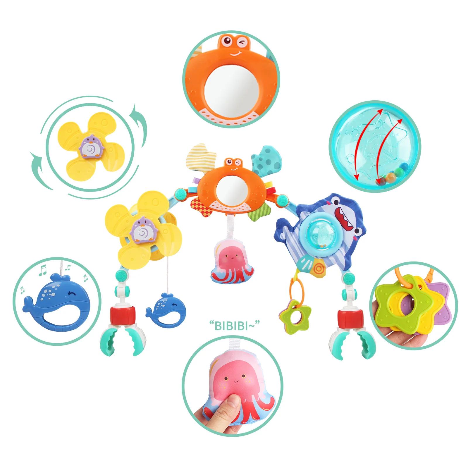 Jouets d'arc de poussette pour bébé