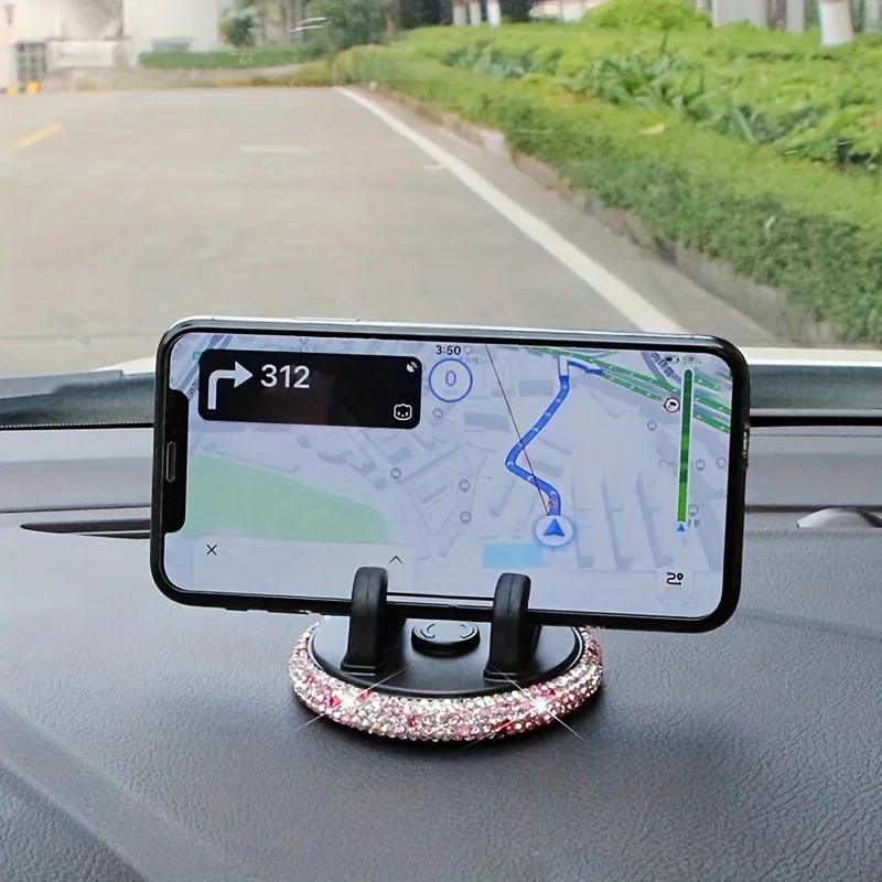 Support de téléphone portable pour voiture - Élégant et polyvalent, adapté à une pose horizontale et verticale