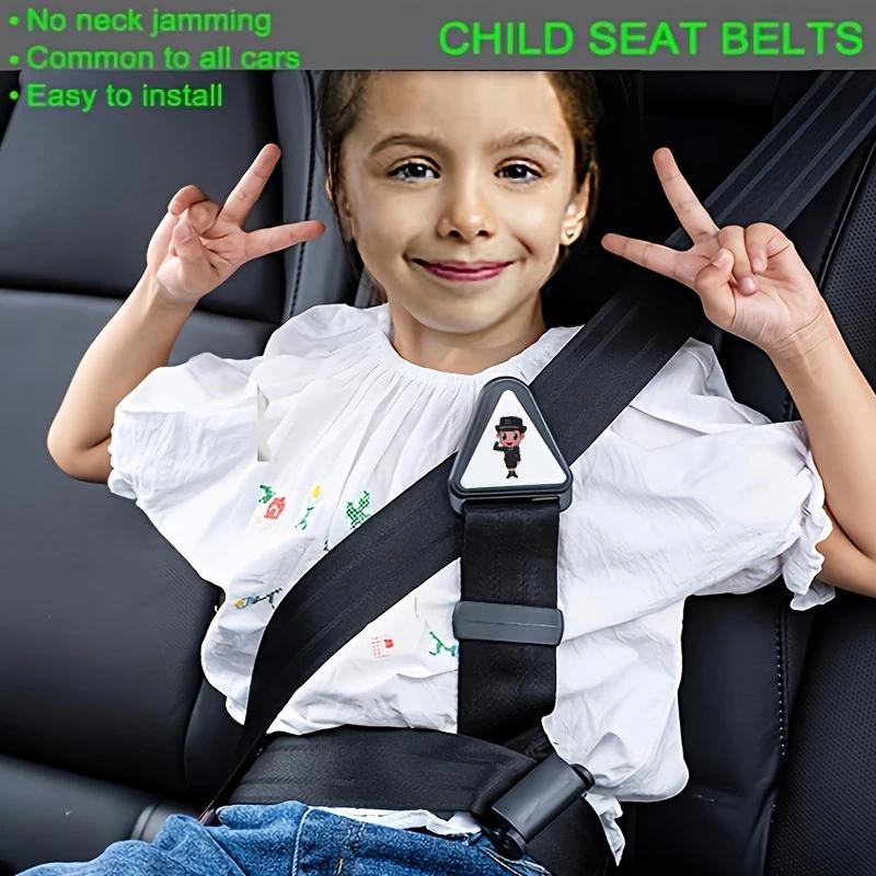 Ceinture de sécurité pour enfant en voiture, empêche le mouvement, fixation réglable, sûre et confortable, siège anti-étranglement, limiteur pratique