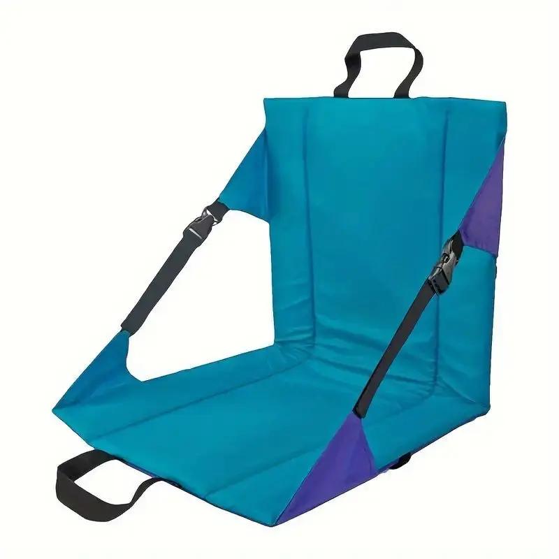 Chaise de siège de stade, coussin de blanchiment avec Support dorsal rembourré, siège de stade inclinable, chaise de stade pliante pour femmes et hommes