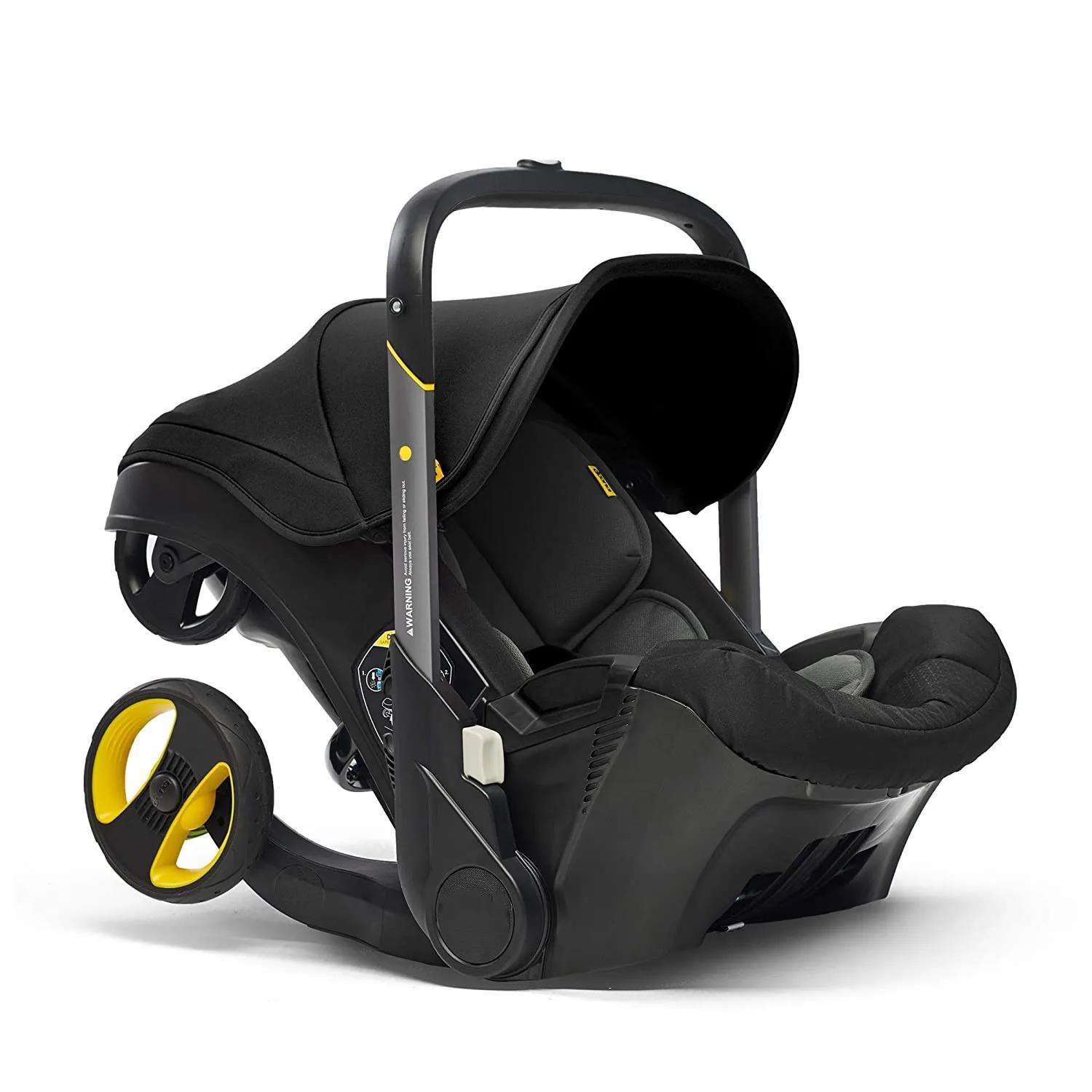 Poussette 3-en-1 pour nouveau-nés : système de voyage, siège auto et poussette haute, légère et polyvalente