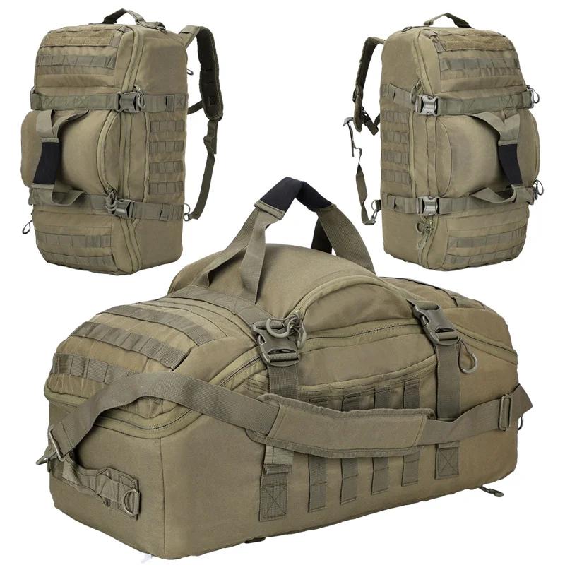 30L 45L 80L sac polochon de voyage sac à dos tactique militaire avec sangle réglable sac de week-end pour hommes femmes 