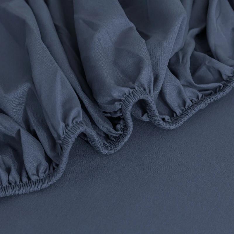 1 pièce de drap de lit mat de couleur unie