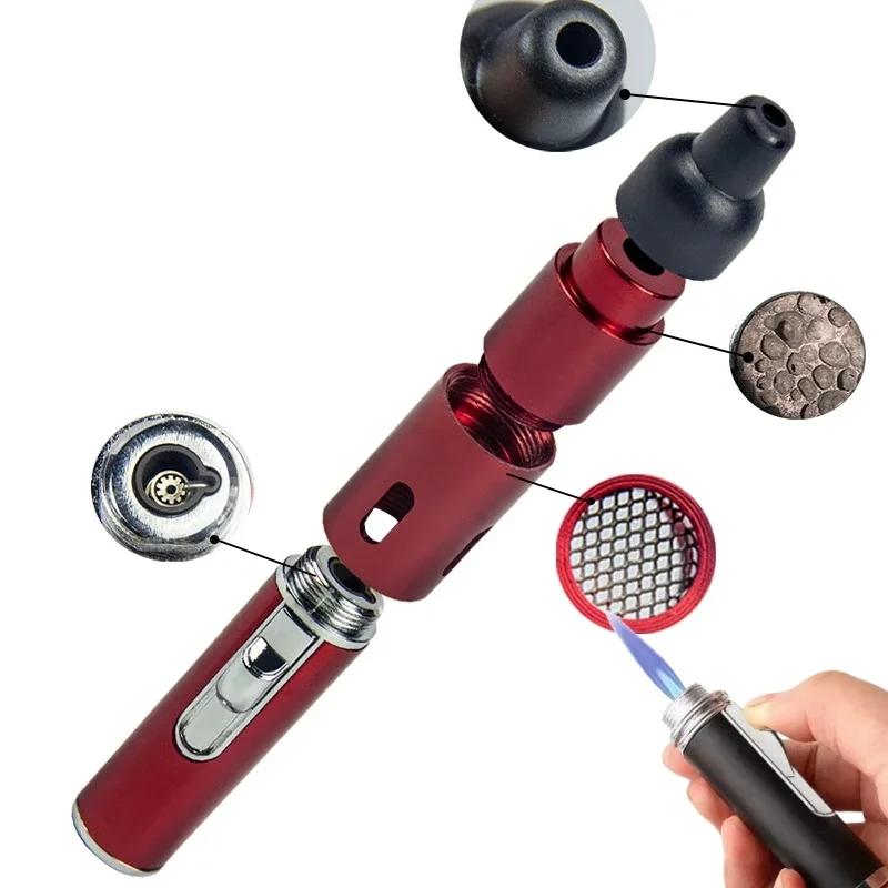 NOUVEAU Briquet à flamme bleue longue portée en métal