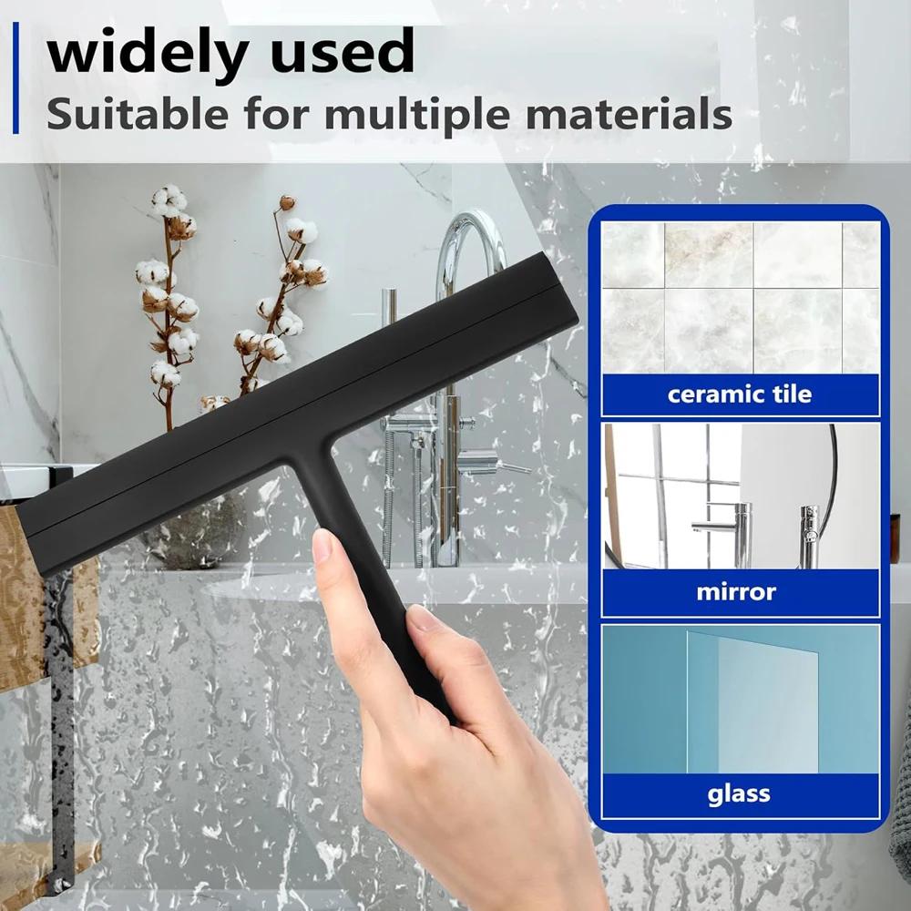 Nouveau Raclette de douche essuie-glace en verre