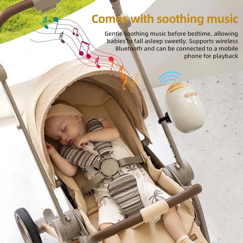 Accessoire bascule poussette automatique avec bruit blanc - Sucette sommeil bébé portable pour voyages