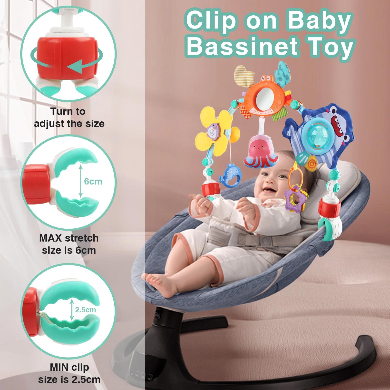 Jouets d'arc de poussette pour bébé
