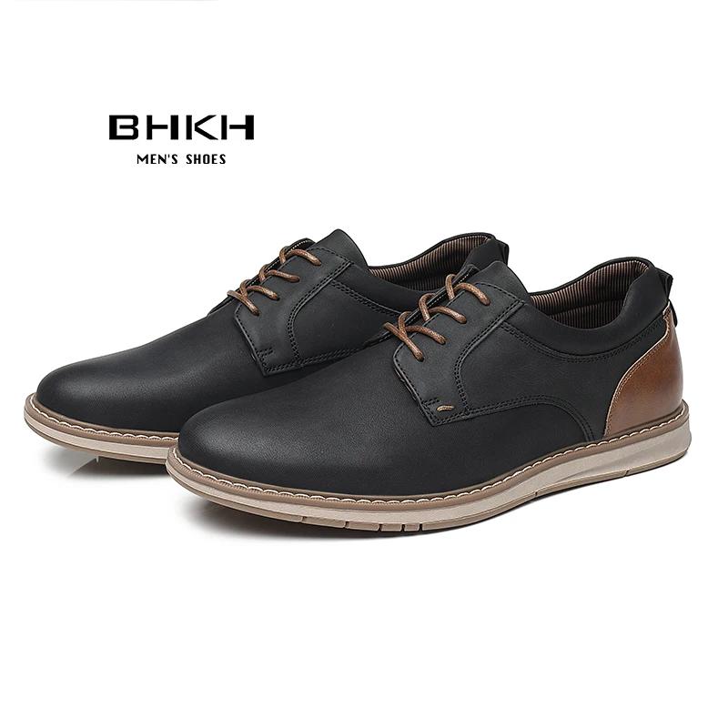 BHKH nouvelles chaussures pour hommes printemps/été en cuir Pu