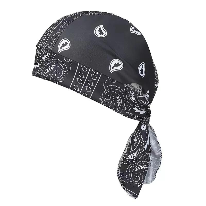 Foulard Bandana pour hommes, foulard de cyclisme, mouchoir, chapeau de Pirate en plein air, moto imprimé Paisley, multicolore, danse Hip-Hop