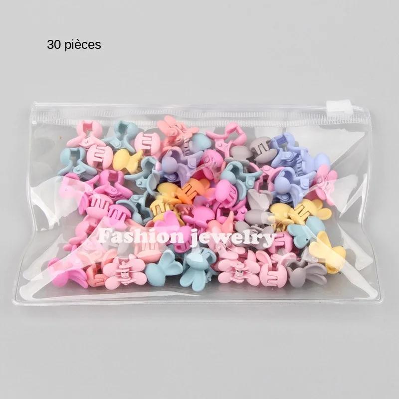 30 pièces/sac Mini pinces à cheveux mignonnes pour filles bébé épingle