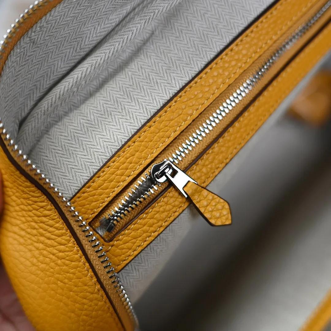 Sac à main en cuir véritable pour femme