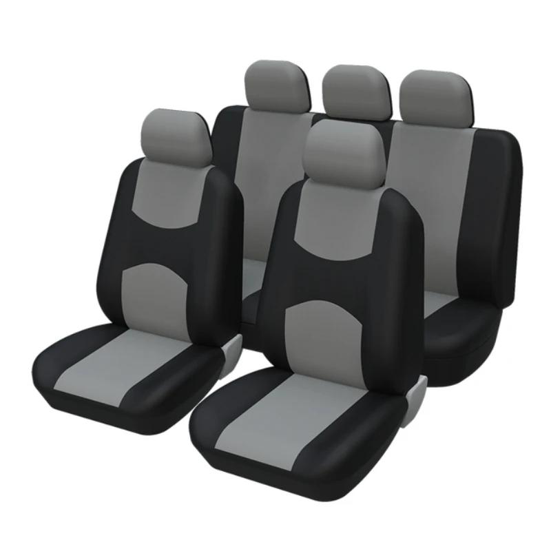 Ensemble complet de housses de siège de voiture, housse de protection de siège d'automobile, housses de siège de véhicule, accessoires de voiture universels, plusieurs couleurs