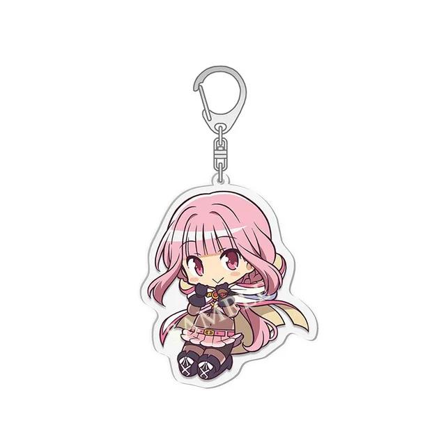 Anime Puella Magi Madoka Magica porte-clés Kaname Akemi Homura Miki Sayaka Tomoe Mami Kyoko porte-clés anneau pour les Fans cadeaux bijoux