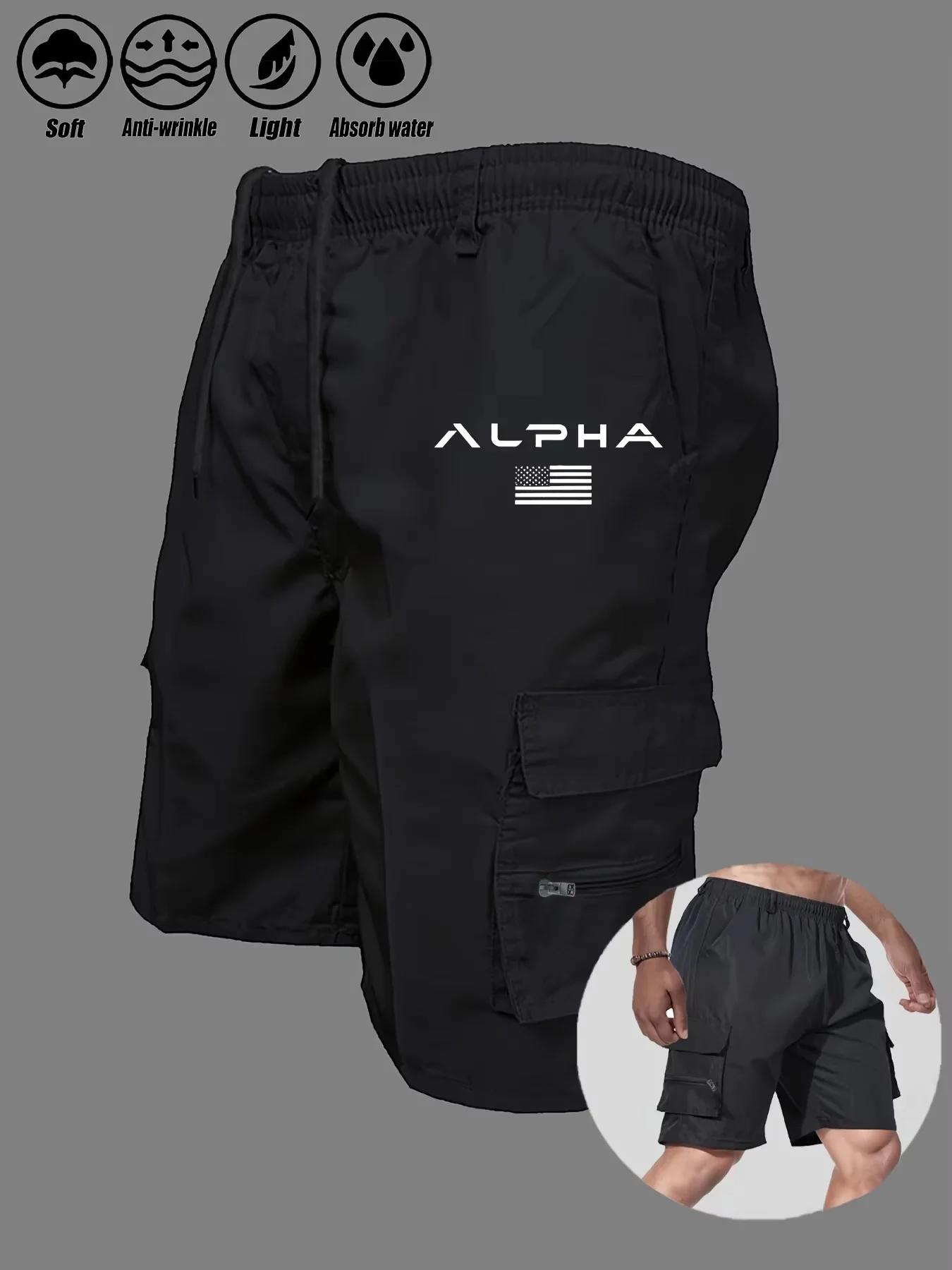 Shorts cargo imprimés drapeau américain