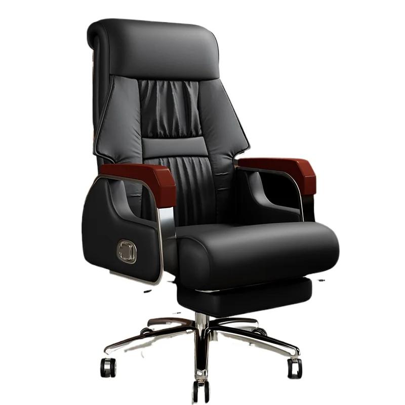 Salon chaise De bureau ergonomique bureau d'ordinateur roulant chaise De bureau De luxe bras Massage Cadeira De Escritorio meubles De maison