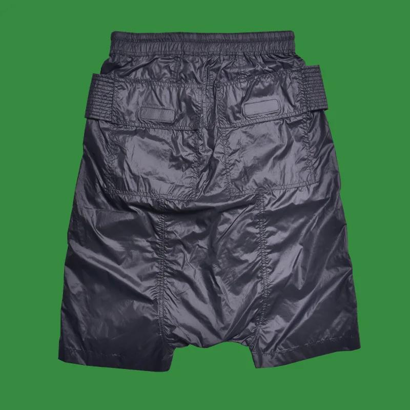 HKSH printemps été nouveau mince genou longueur pantalon jeunesse haute rue mode Shorts hommes Ins Tide Chic foncé Niche