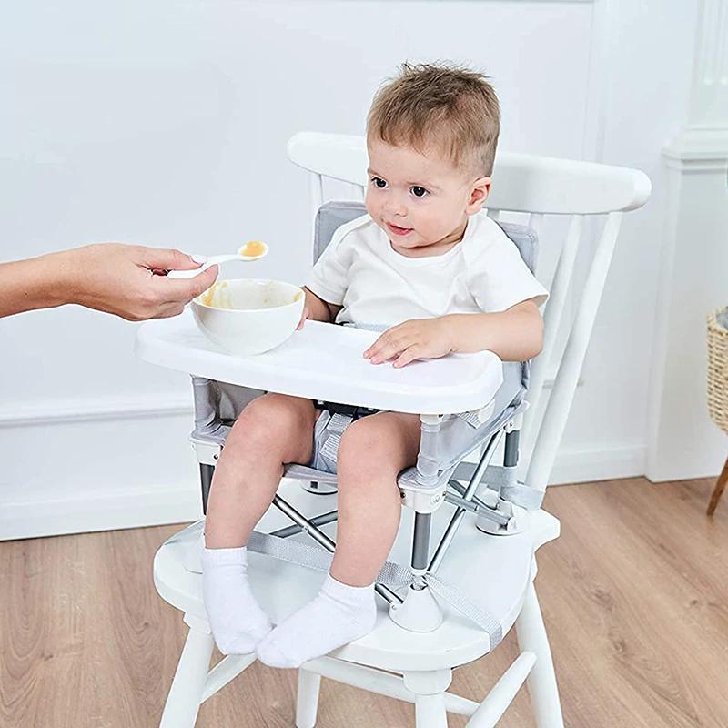 Chaise d'appoint portable pour bébé, chaise de salle à manger, chaise pliante de voyage, chaise d'alimentation pour enfants, siège de plage extérieur, fournitures de meubles pour bébé, nouveau