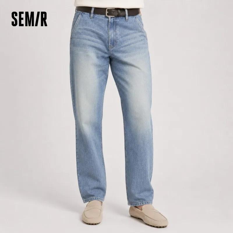 Jean Homme Semir 2026 – Coupe Droite Délavée