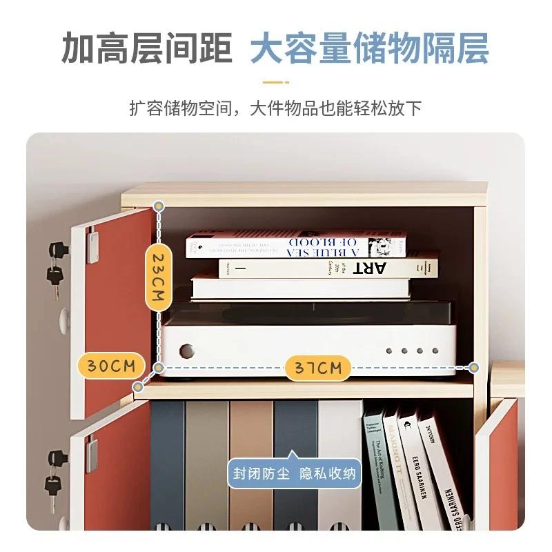 Armoire de rangement simple et moderne avec serrure pour chambre à coucher, salon, mur ou coin de balcon, petite étagère, mobilier de maison