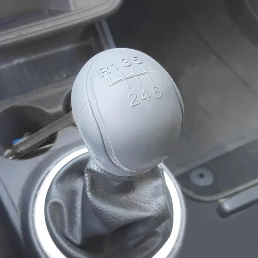 Couvercle de pommeau de levier de vitesse en Silicone pour voiture, poignée antidérapante, housses de protection manuelles à 6 vitesses, accessoires d'intérieur de voiture