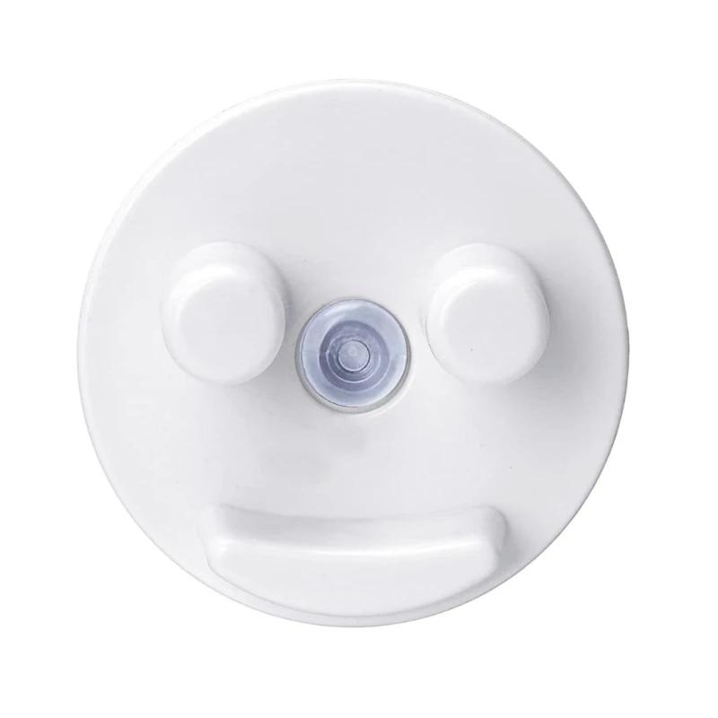 Porte-éponge avec ventouse pour évier de cuisine, visage souriant