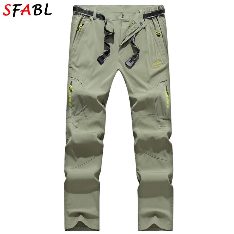 SFABL L-5XL D'été À vaccage Rapide Pantalon Hommes commandé Imperméable DulPants