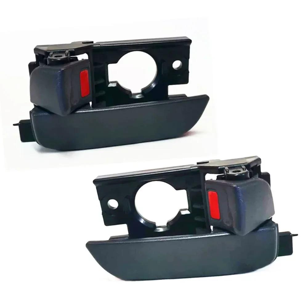 Poignées de porte intérieures noires avant/arrière pour Hyundai Accent 2006 2007 2008 2009 2010 2011