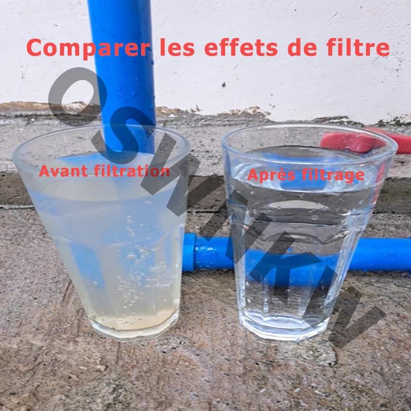 Purificateur d'eau d'ultrafiltration pour toute la maison PVDF à grand débit