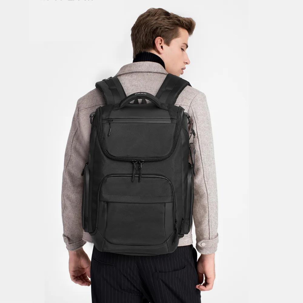 OZUKO 46x17x30 cabine Mochila grande capacité sacs à dos étanches 15.6 sac à dos pour ordinateur portable voyage affaire