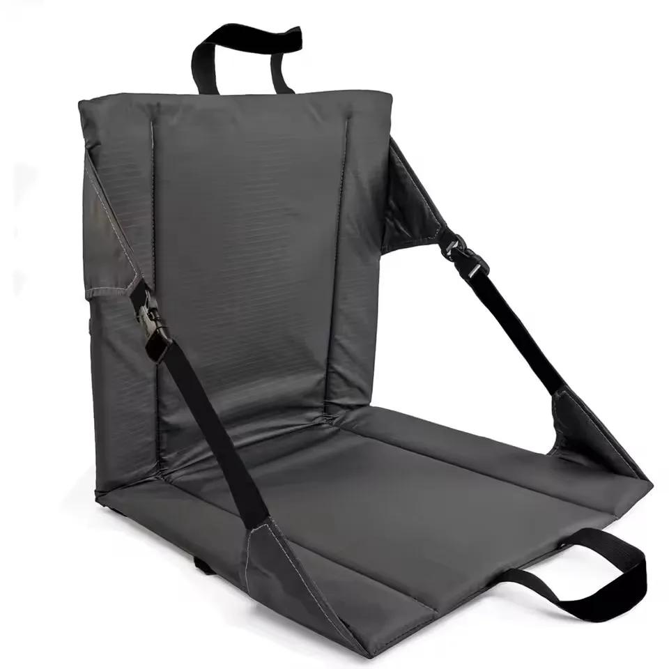 Chaise de siège de stade, coussin de blanchiment avec Support dorsal rembourré, siège de stade inclinable, chaise de stade pliante pour femmes et hommes