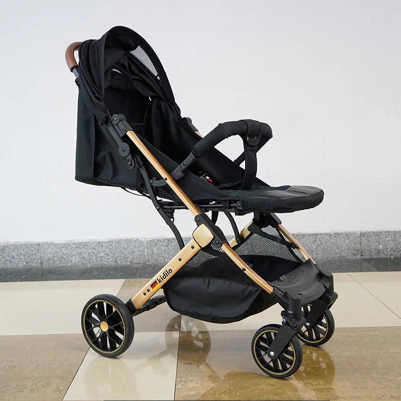 2025 nouvelle poussette pour bébé peut s'asseoir ou s'allonger, poussette multifonctionnelle légère et pliable, poussette pour enfant