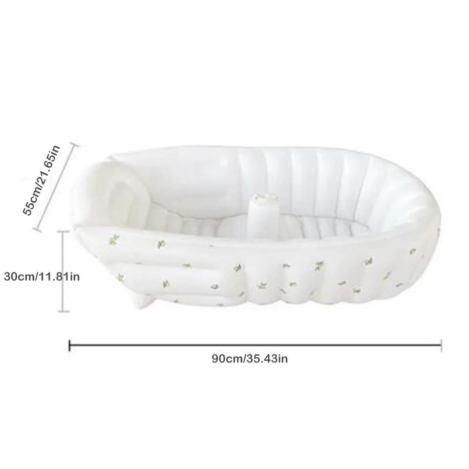 Baignoire gonflable extérieure portable animaux - Piscine bébé nouveau-né pour jeux d'eau sécurisés