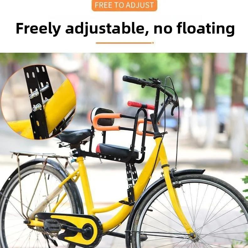 Siège enfant pour vélo de montagne, siège de sécurité avant pour bébé, siège de voiture pour changement de vitesse, siège enfant pour véhicule électrique