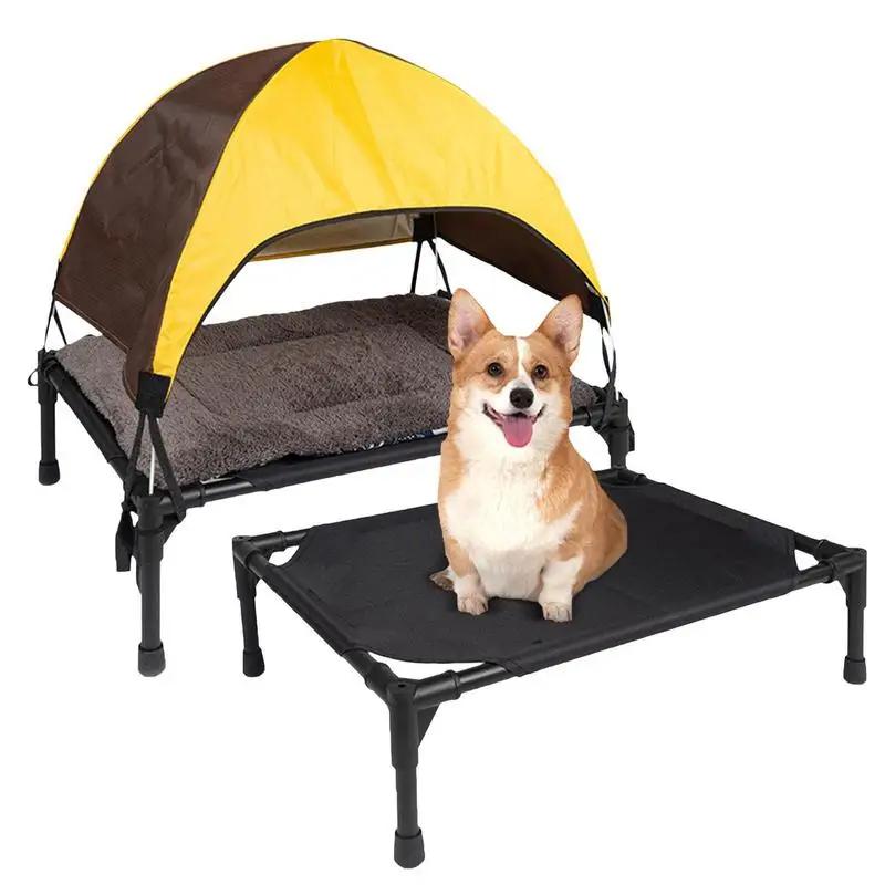 Lit SuréWerPliable pour Animaux de Compagnie, Tente d'Ombrage, Sac de Transport, Respirant, Camping, Extérieur