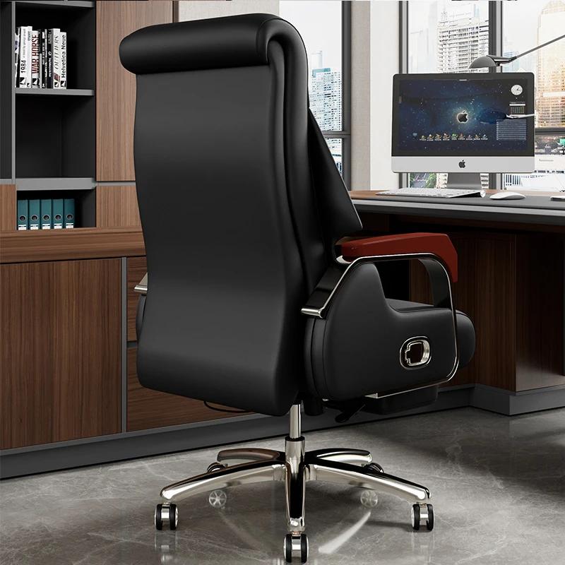 Salon chaise De bureau ergonomique bureau d'ordinateur roulant chaise De bureau De luxe bras Massage Cadeira De Escritorio meubles De maison