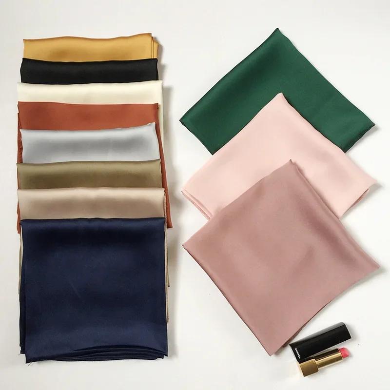 Foulards carrés pour femmes, écharpes rondes, écharpe de luxe, bandeau de sauna, hijab, châles de mûrier, haute qualité, mode printemps, 100%, 70