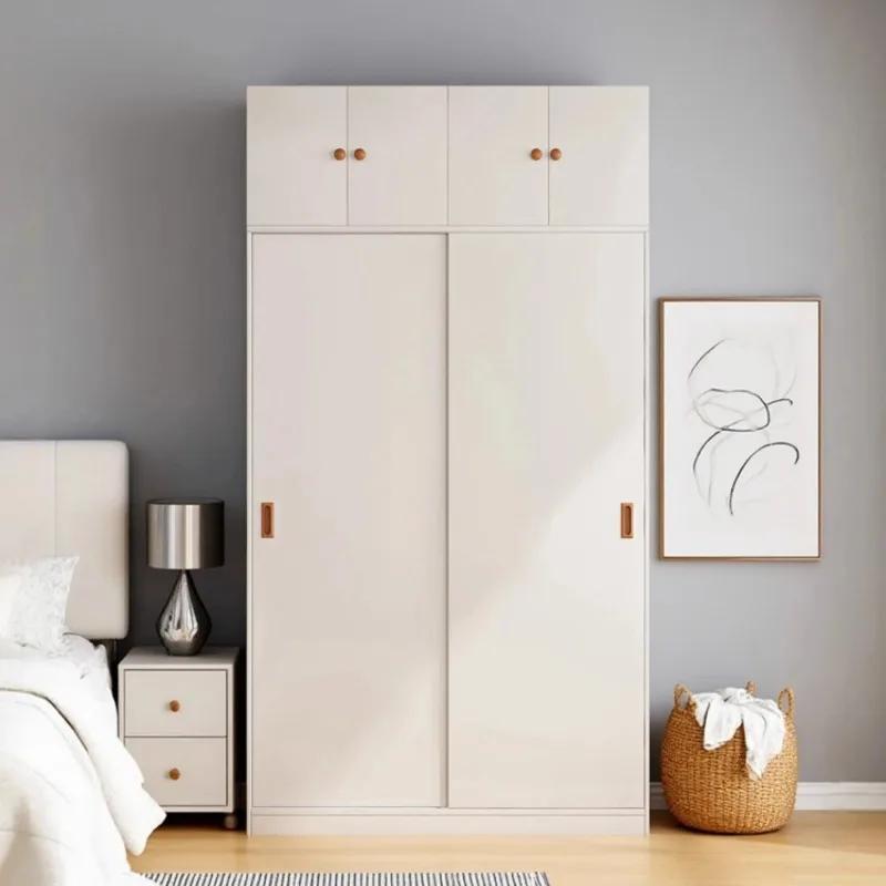Armoire coulissante de luxe pour chambre à coucher, placard de rangement pour vêtements, meuble de chambre pour adultes