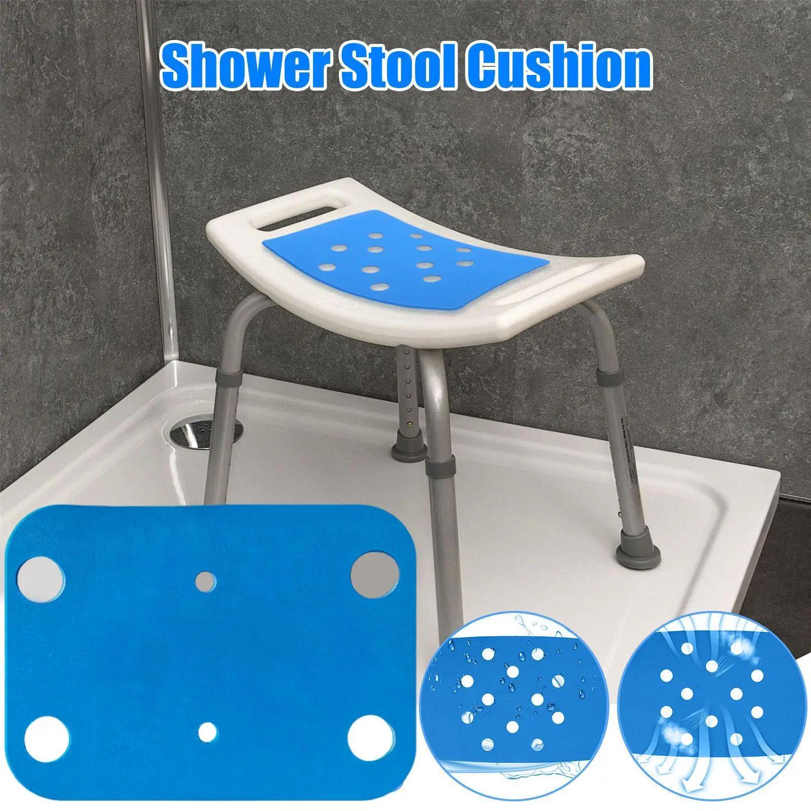 Coussin de siège de douche, tapis de chaise de bain, antidérapant, imperméable, pour personnes âgées, handicapées, hygiène personnelle, Routine quotidienne