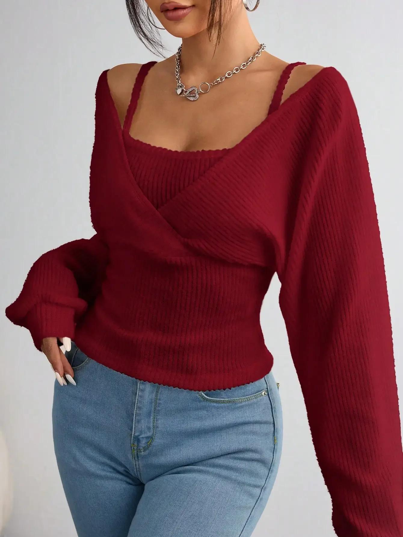 T-shirt à capuche à manches longues pour femmes