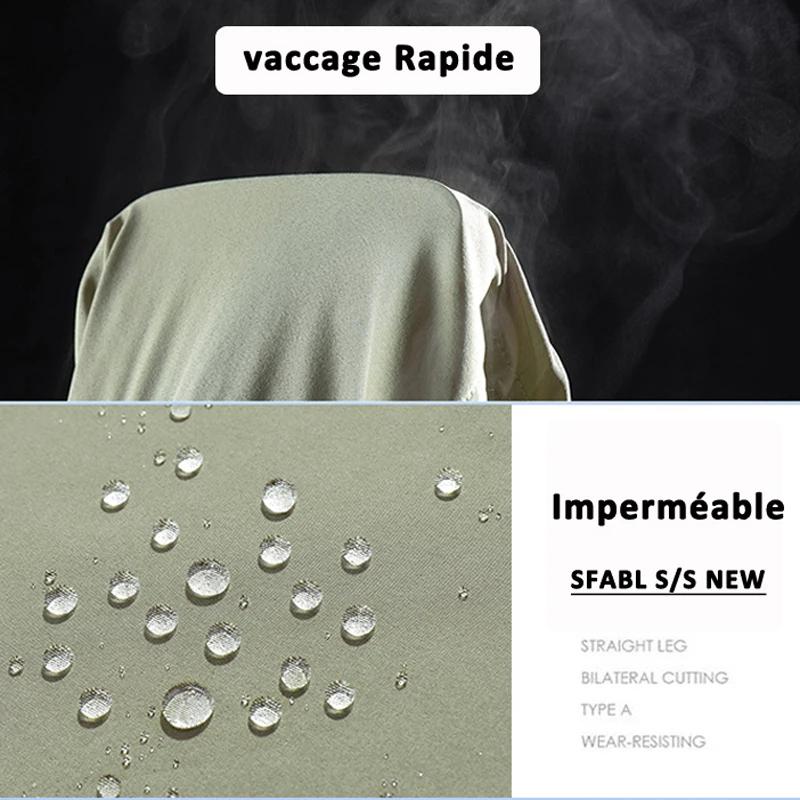 SFABL L-5XL D'été À vaccage Rapide Pantalon Hommes commandé Imperméable DulPants