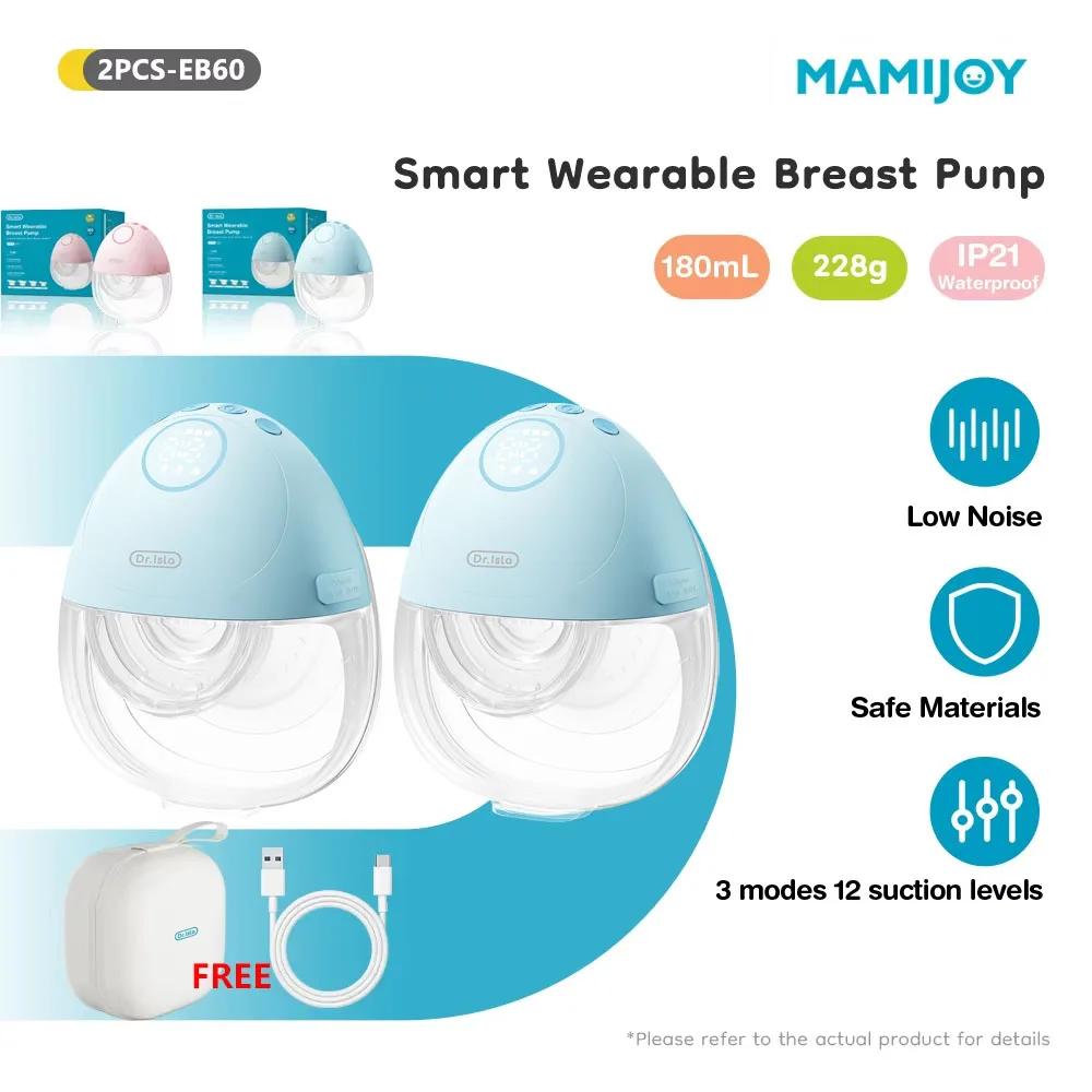 MAMIJOY Tire-lait électrique portable 3 modes de mémoire intelligents 12 niveaux de succion ≤35dB Fa