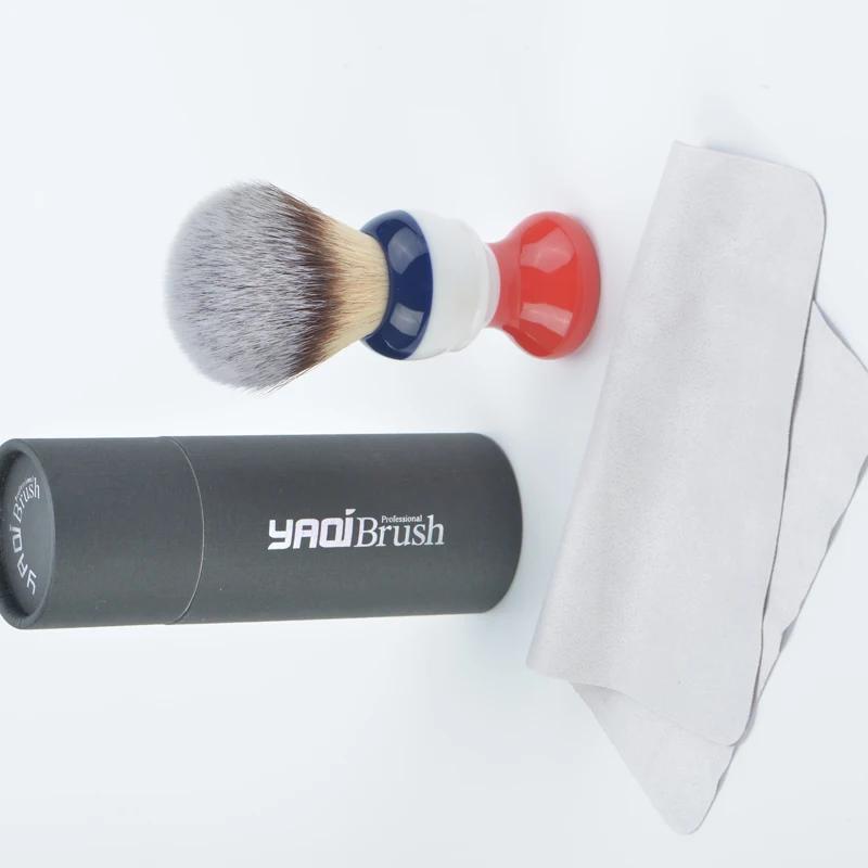 YAQI Freedom 24mm cheveux synthétiques noeud hommes brosse de rasage humide