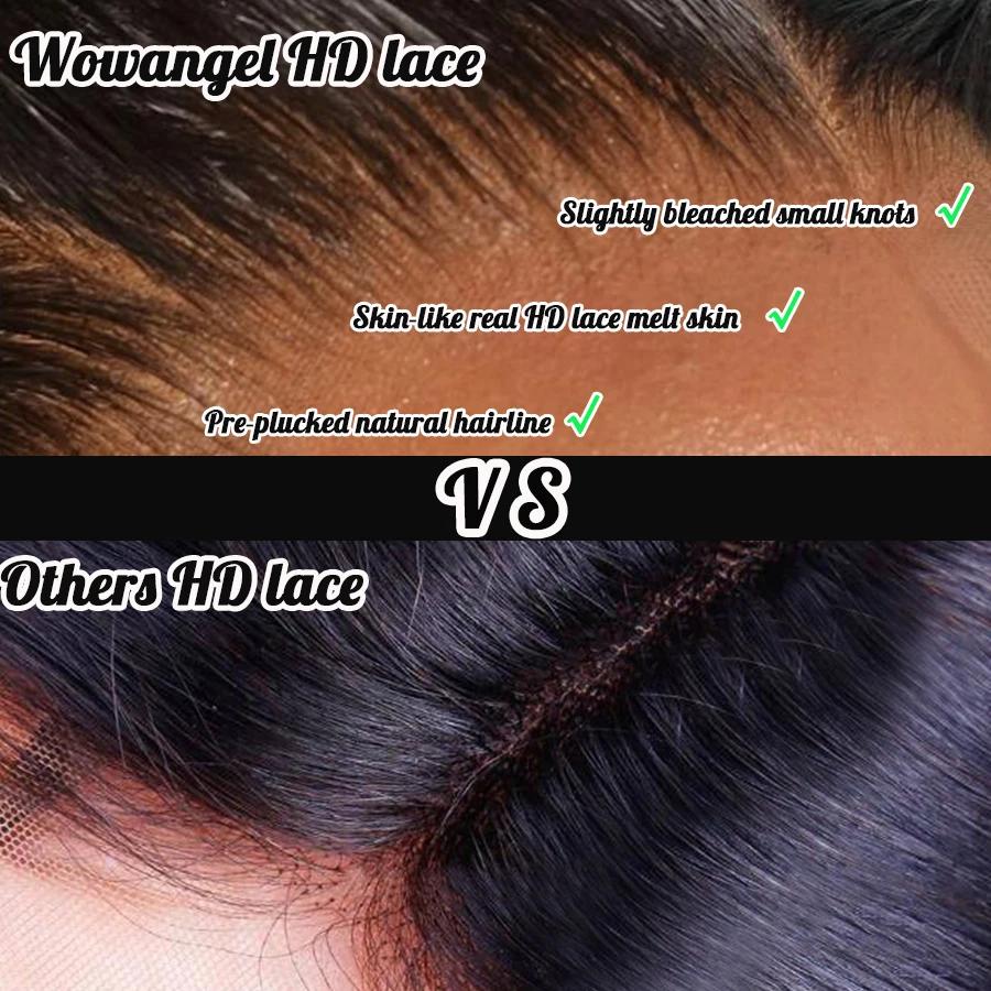 Wow Angel-Full HD Lace Frmetals, 13x6, Invisible HD Lace, Full Frmetals, Only, Pre Plucked, Natural